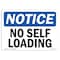 Signmission OSHA Notice, 3.5" Height, No Self Loading Sign, 5" X 3.5", Landscape OS-NS-D-35-L-14788 - alternate 1